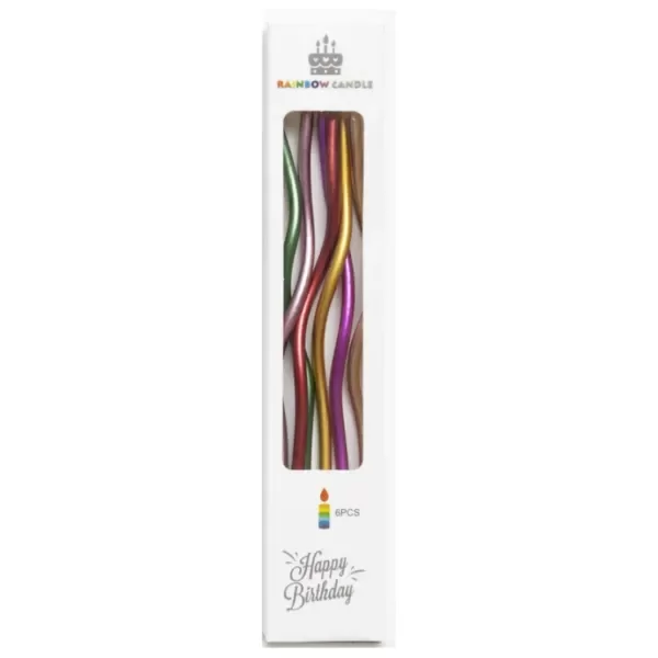 Producto - Velas onduladas metalizadas pack x unidades - 7