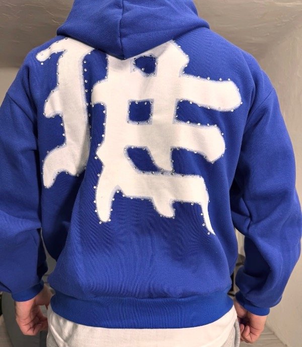 Producto - Campera Mixed Emotion Azul - 4