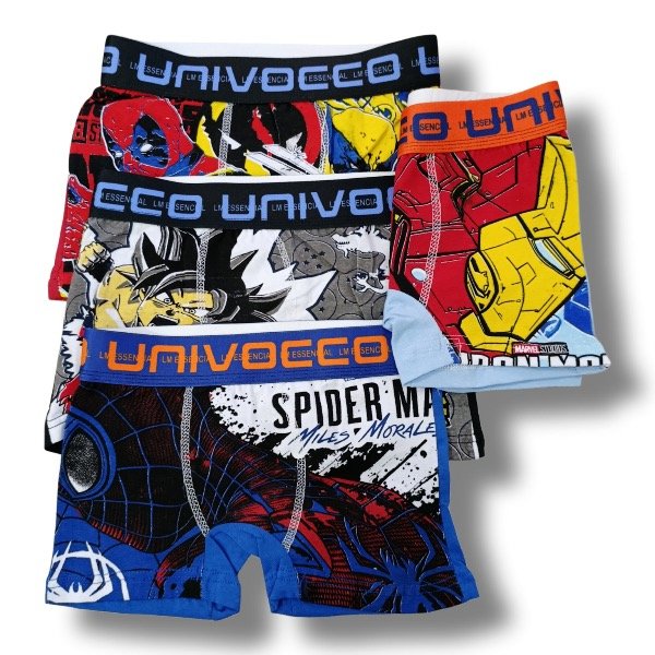 Producto - DOCENA CERRADA - Boxer Estampados - Juveniles 12/14/16