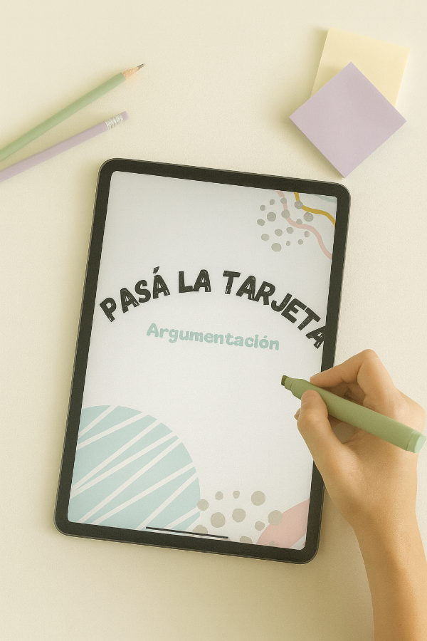 Producto - "Pasá la tarjeta"- Recursos argumentativos