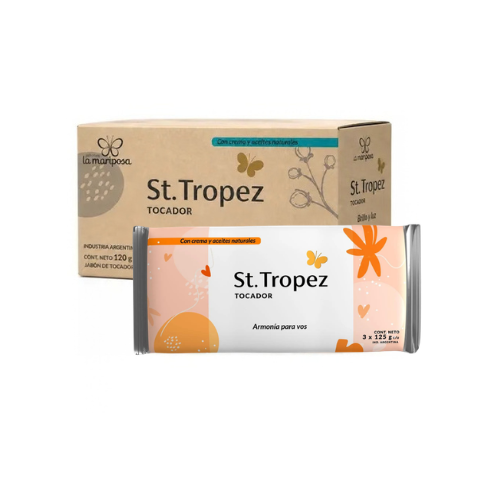 Producto - CAJA X 20u JABON ARMONIA PARA VOS 3 X 125grs ST TROPEZ