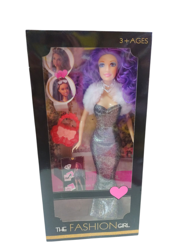 Producto - Muñeca Fashion Girl Sirena plateada zy1442967