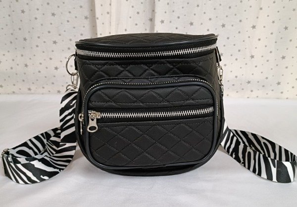 Producto - Cartera ALMA Matelasse Negro