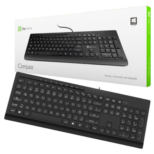 Producto - Teclado KLIPXTREME ULTRADELGADO KKM-2525