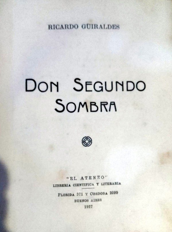 Producto - Don Segundo sombra / Ricardo Guiraldes