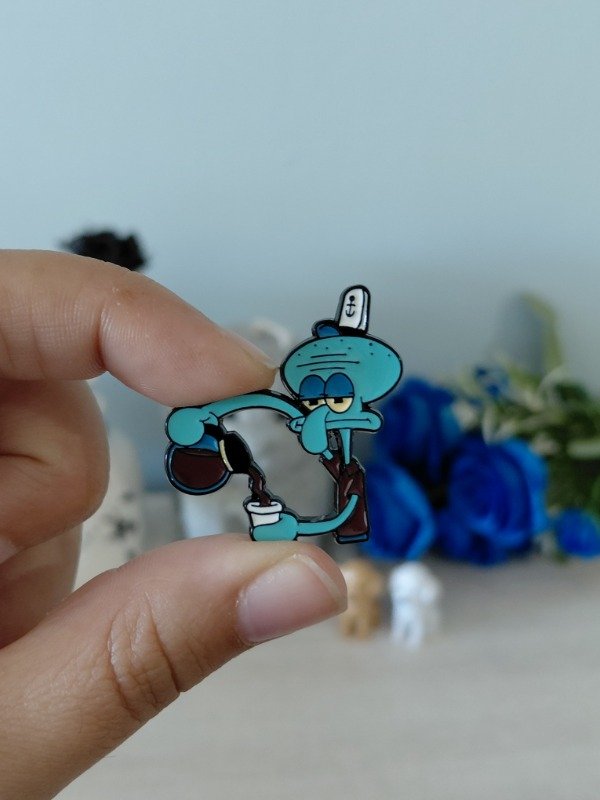 Producto - Pin metalizado - Calamardo de Bob Esponja #0952