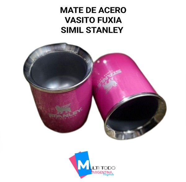 Producto - MATE DE ACERO VASITO FUXIA SÍMIL STANLEY