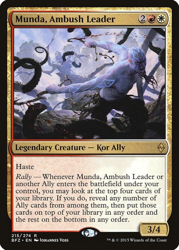 Producto - Munda, Ambush Leader  Battle for Zendikar