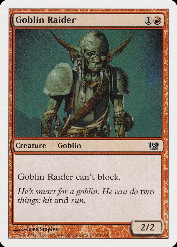 Producto - Goblin Raider  Eighth Edition
