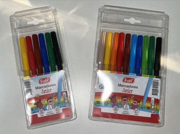 Producto - Marcadores Junior Trabi Colores Vivos