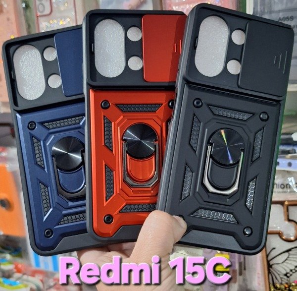 Producto - Fundas armor con cubre cámara. Redmi 15C