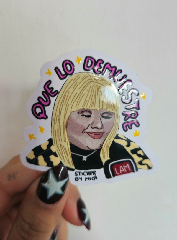 Producto - Sticker que lo demuestre