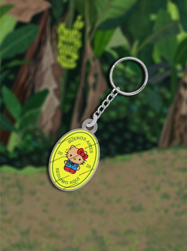 Producto - Llavero Kitty Bad Bunny Buenos Aires