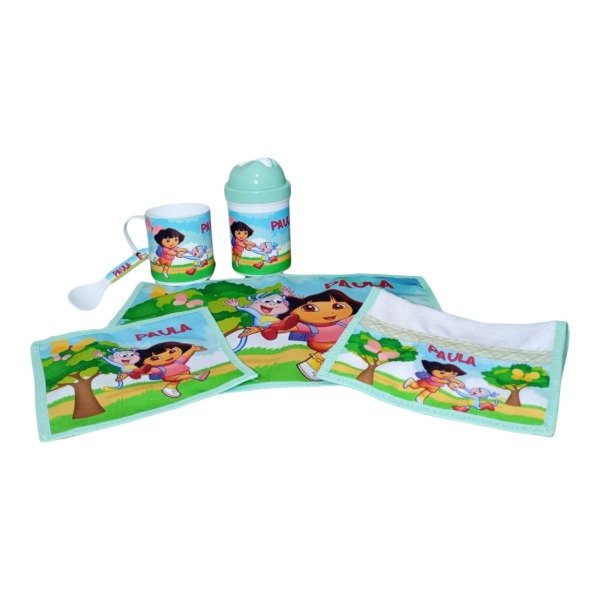 Producto - Set De Jardín Dora la Exploradora Personalizado con Nombre