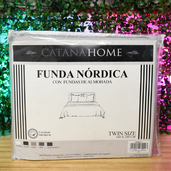 Producto - FUNDA NORDICA CATANA C/FUNDA DE ALMOHADA TWIN