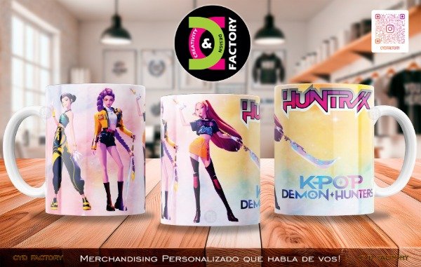 Producto - Taza Guerreras del K-POP - TZ-RT-BL-11OZ-525-ANM-LGK