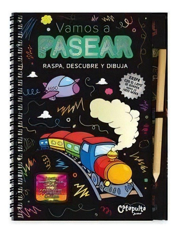 Producto - Vamos A Pasear Raspa, Descubre Y Dibuja - Catapulta junior
