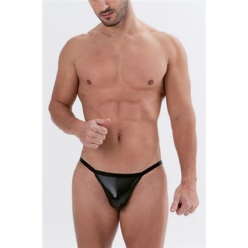 Producto - JOCKSTRP ABIERTO ENGOMADO AJUSTABLE S/M COLOR NEGRO INFARTA FETISH