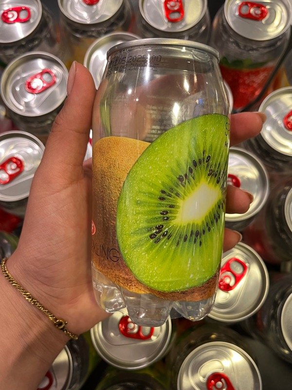 Producto - Lata Agua Gasificada - Sabor Kiwi