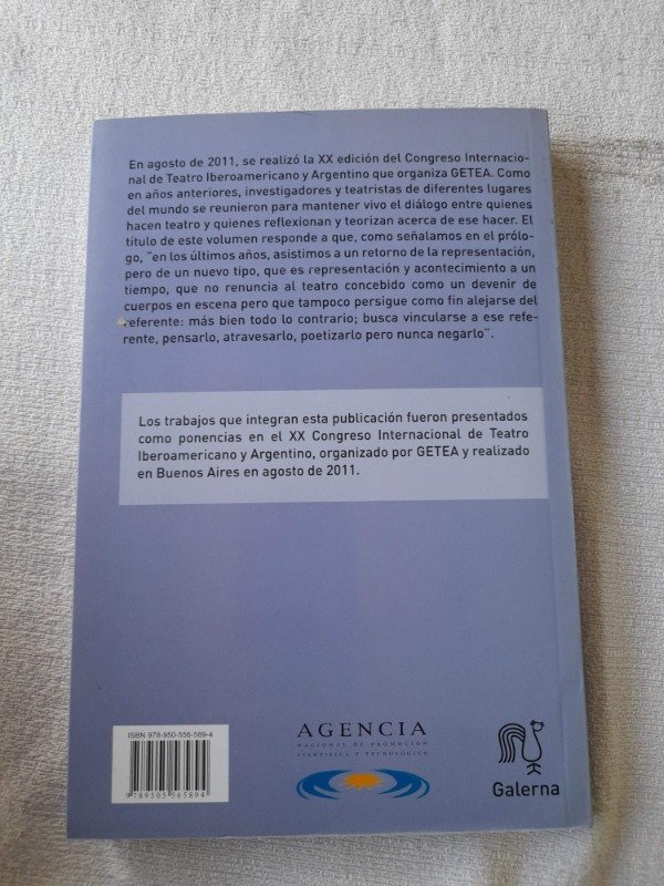 Producto - Representaciones Y Acontecimientos - Sikora - Galerna Teatro - 2