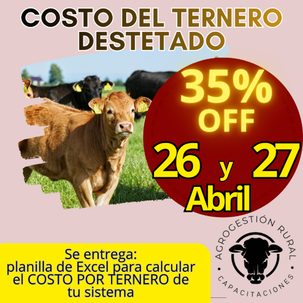 Producto - Taller Online: Costo del Ternero