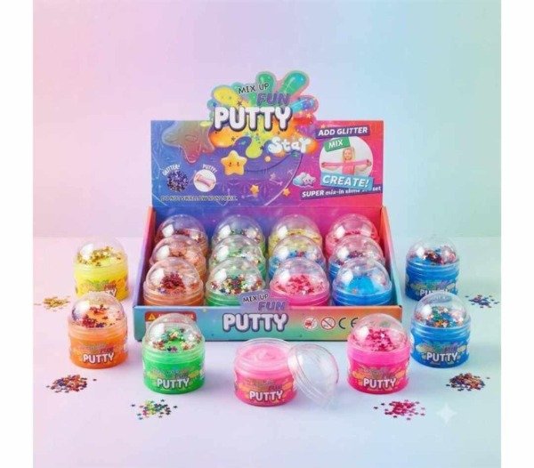 Producto - Slime con Glitter y Confetti Estrellas