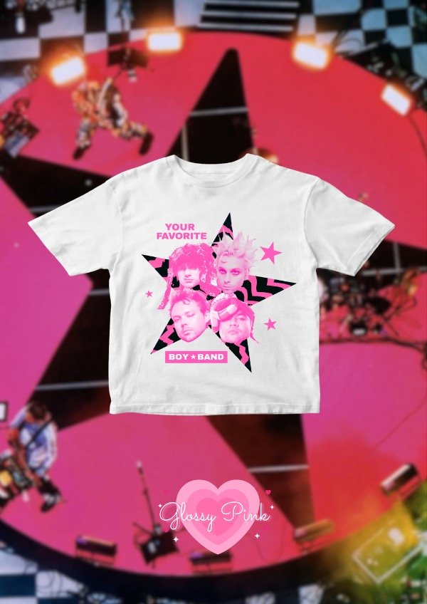 Producto - Baby Tee Your Favorite Boy Band - DTF