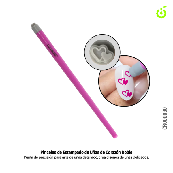 Producto - Lapiz Stamping/sello doble corazón Cherimoya