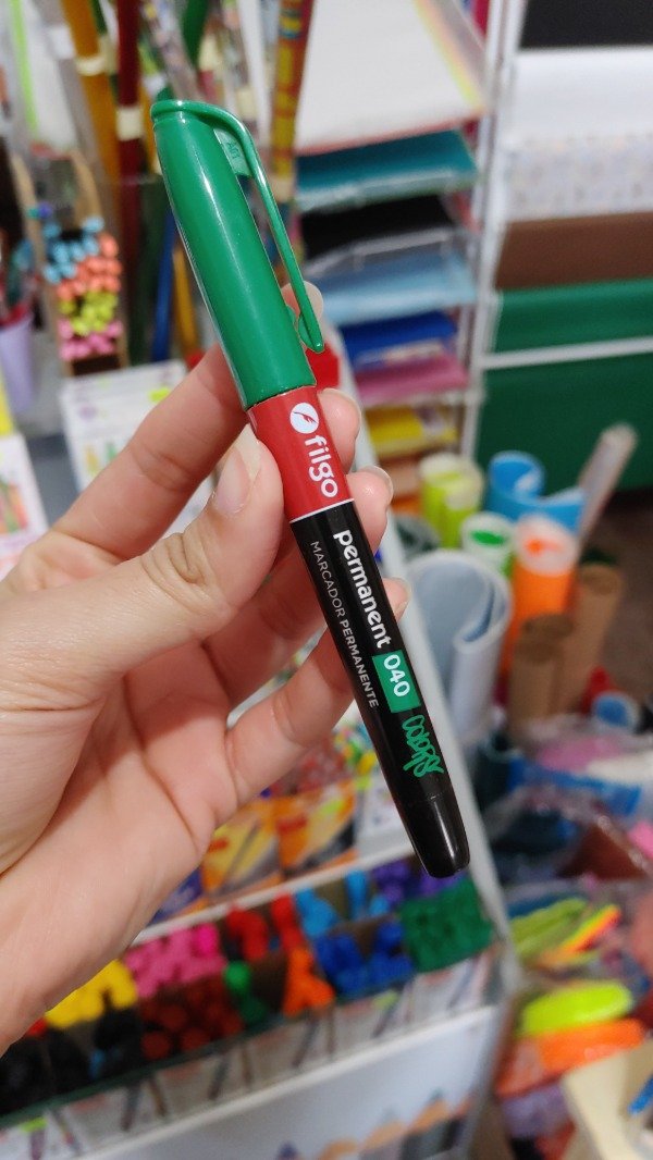 Producto - Marcador Filgo 040 Permanente Punta Fina Verde