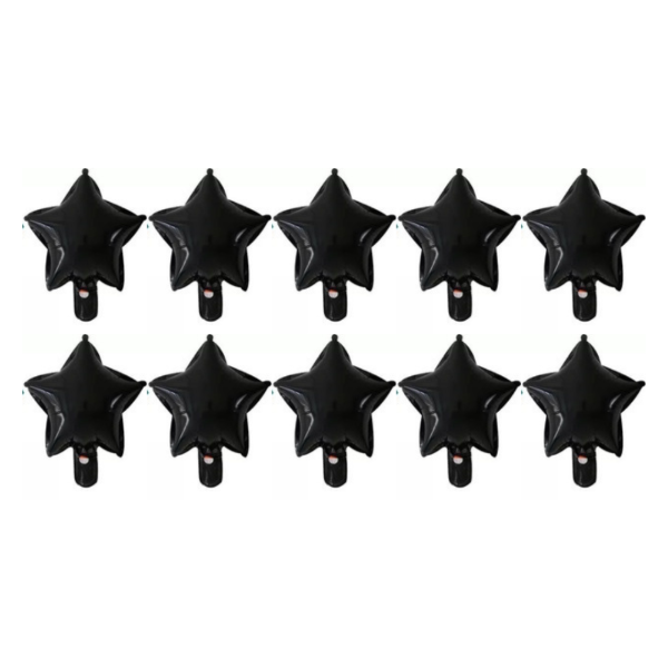 Producto - Globo mini estrella 5" color negro x10un