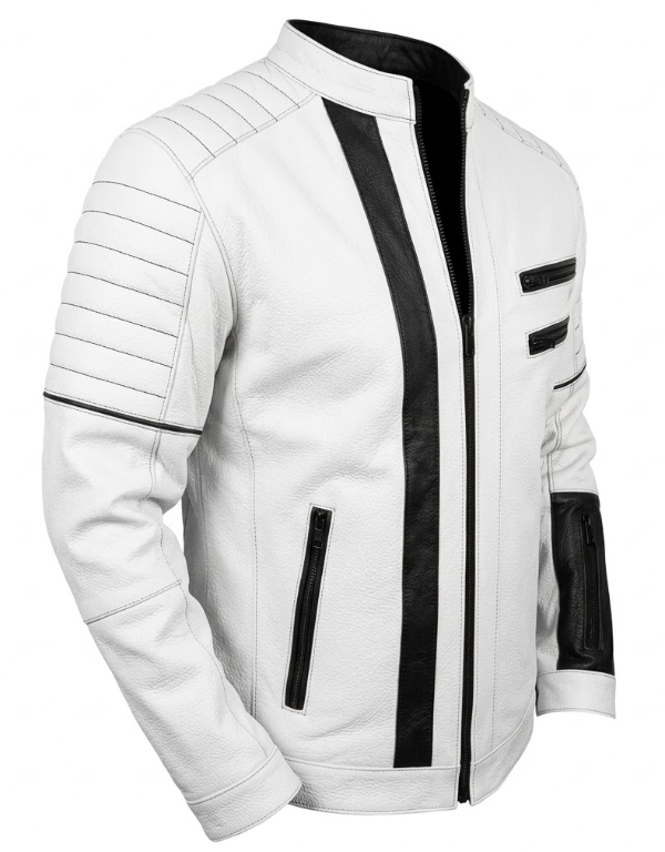 Producto - Campera Dusk White Cuero Pu / Ahle - 1