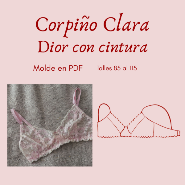 Producto - Molde PDF - Corpiño clara