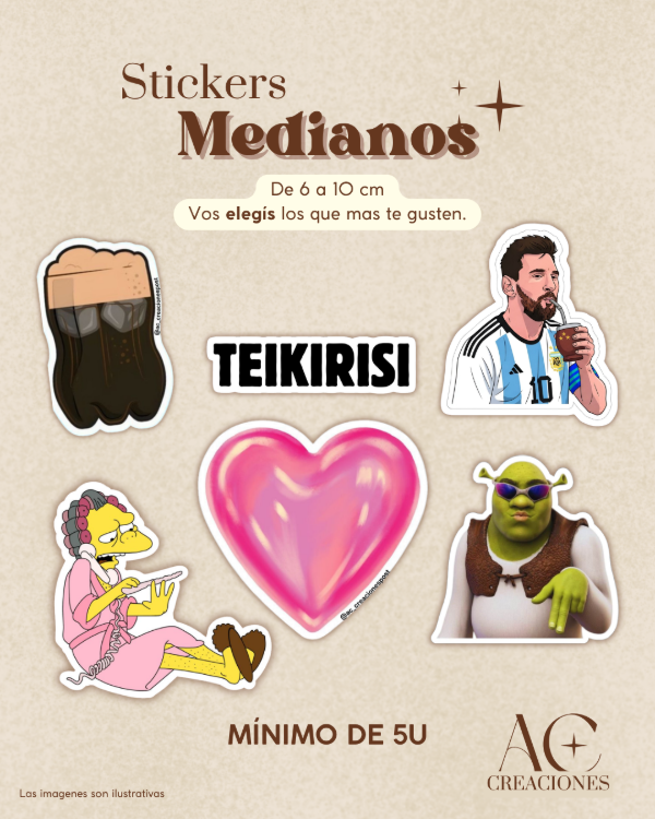 Producto - Sticker mediano