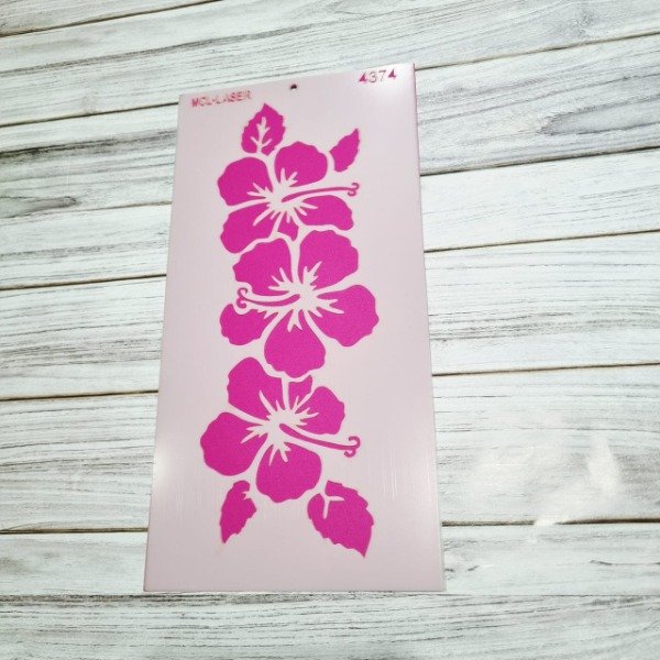 Producto - St 4374 Stencil Flor de 30x15 cm