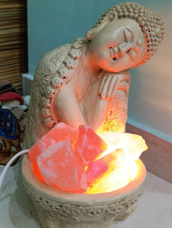 Producto - Lámpara de sal Buda dormido