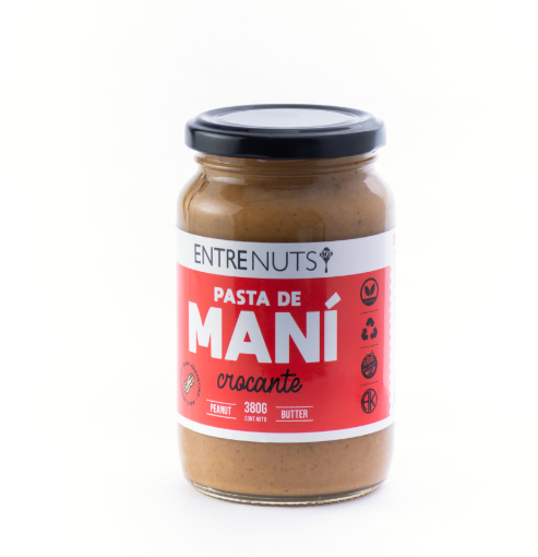 Producto - Pasta de Mani Crocante Entrenuts x 380g