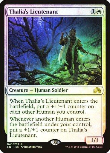 Producto - Thalia's Lieutenant Foil  Shadows over Innistrad