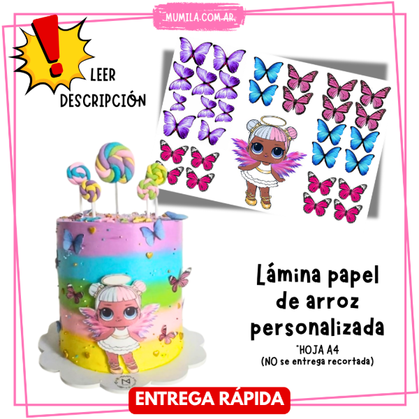 Producto - Lamina comestible personalizada Entrega RÁPIDA