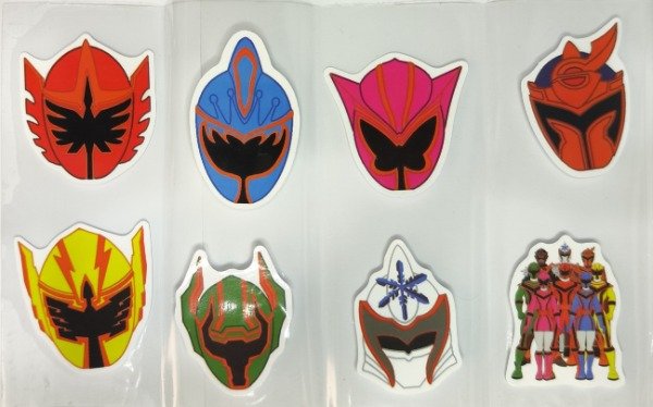 Producto - Pack Stickers / Power Rangers Lote N4 5 cm - 0