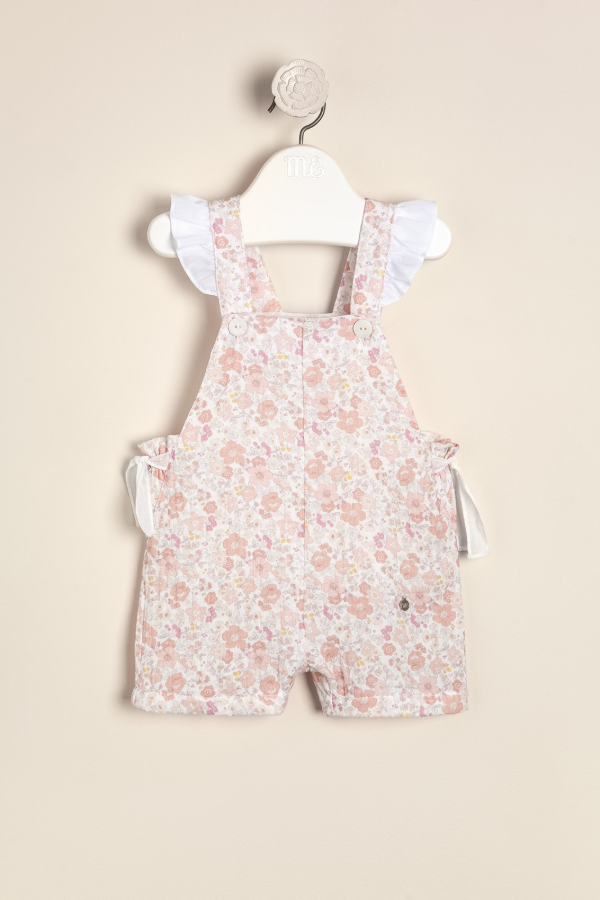 Producto - Jardinero en gasa doble de algodon estampada liberty Rose ME