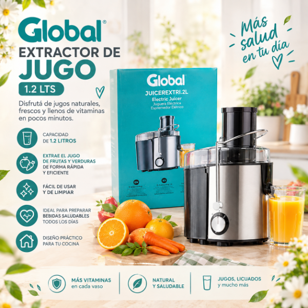 Producto - EXTRACTOR DE JUGO GLOBAL 1.2LTS