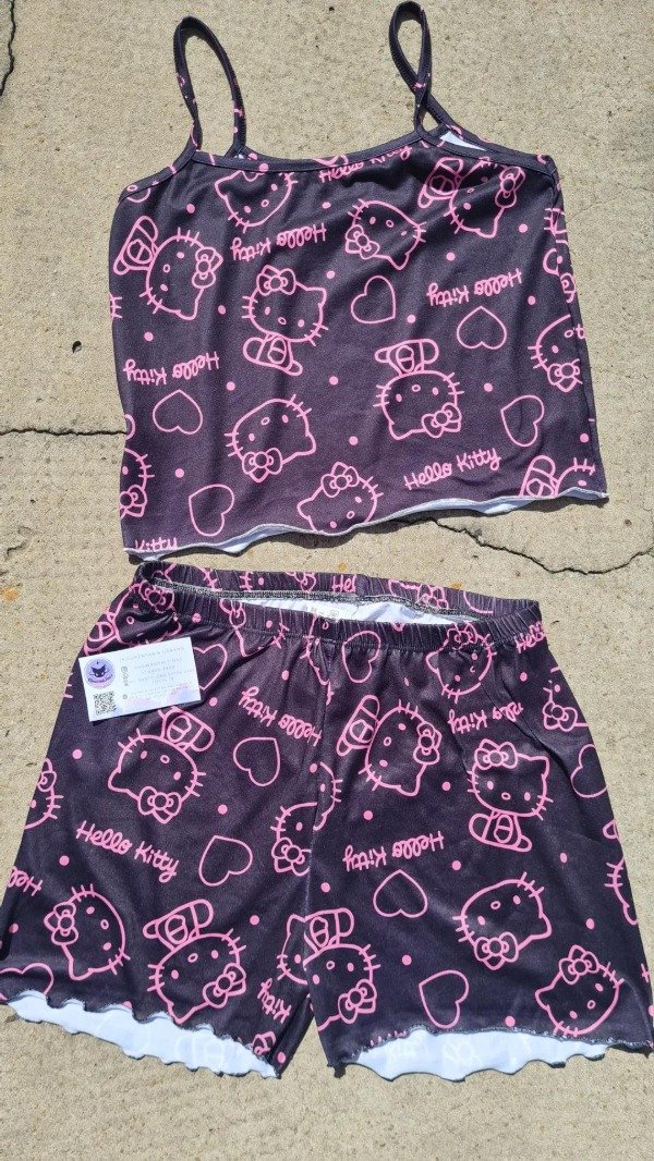 Producto - Pijama kitty negro