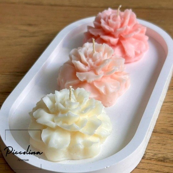 Producto - Set Claveles con bandeja