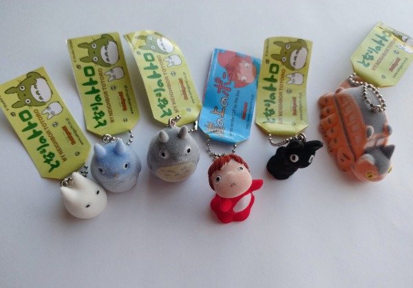 Llaveros trinket ghibli Totoro Ponyo Jiji