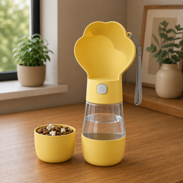 Producto - Botella Portátil 2 en 1 para Perros