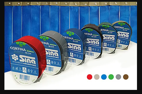 Producto - Cortina sin barral 80cm SINA - Reforzada