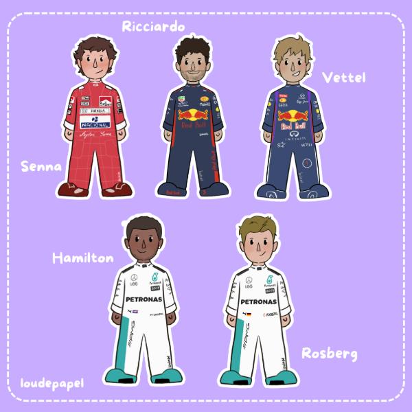 Producto - Pilotos retirados - Sticker de vinilo