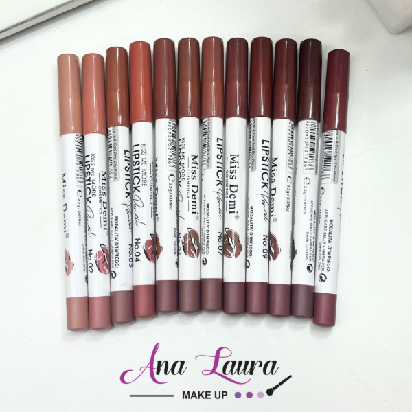 Producto - Delineadores de labios marrones Miss Demi
