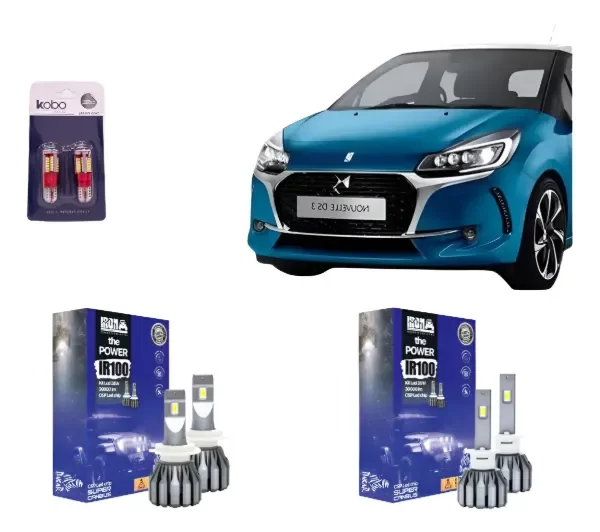 Producto - Kit Cree Led IR100 Luz Baja Y Alta Citroen Ds3