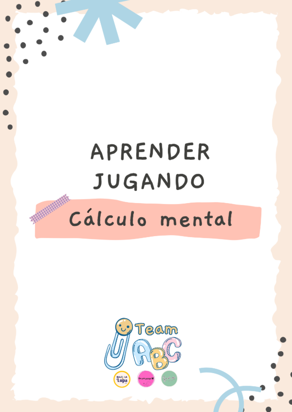 Producto - Aprender jugando Cálculo mental